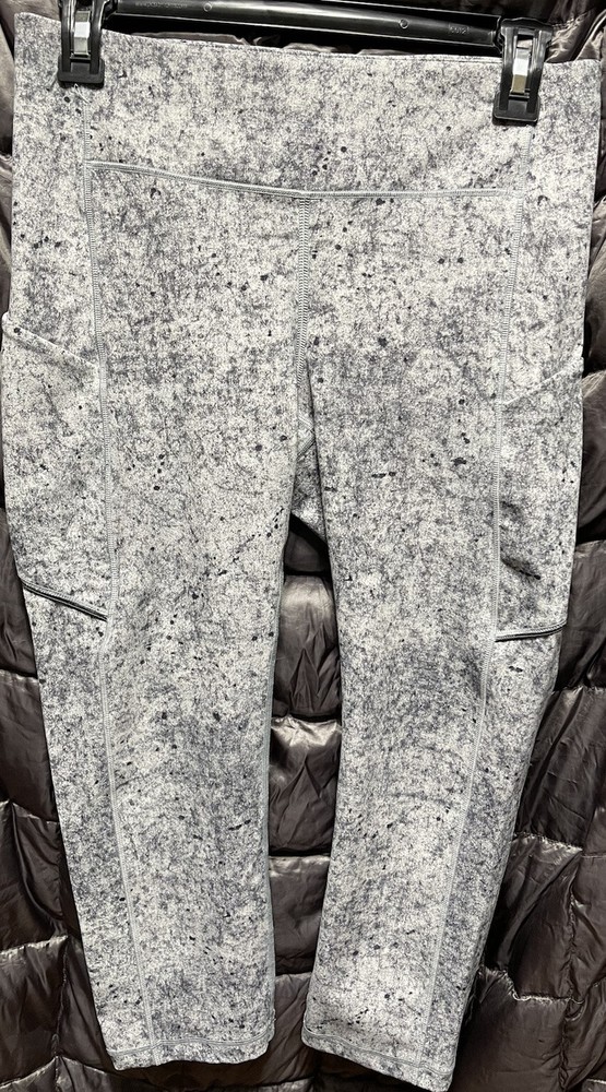 LULULEMON WOMENS LEGGINGS MULTICOLOR GRAY SIZE 8