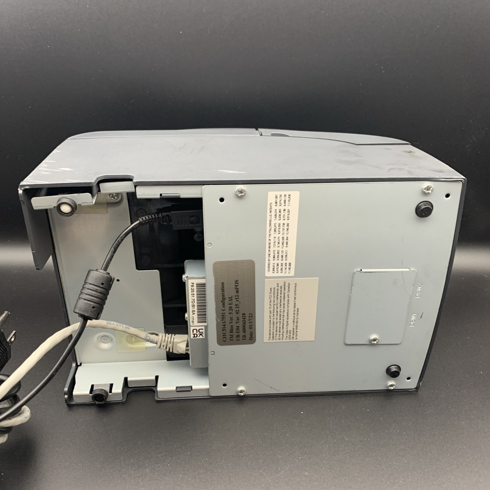 Epson TM-U220B M188B POS Printer Ethernet UB-E04 Network Tested Nice!