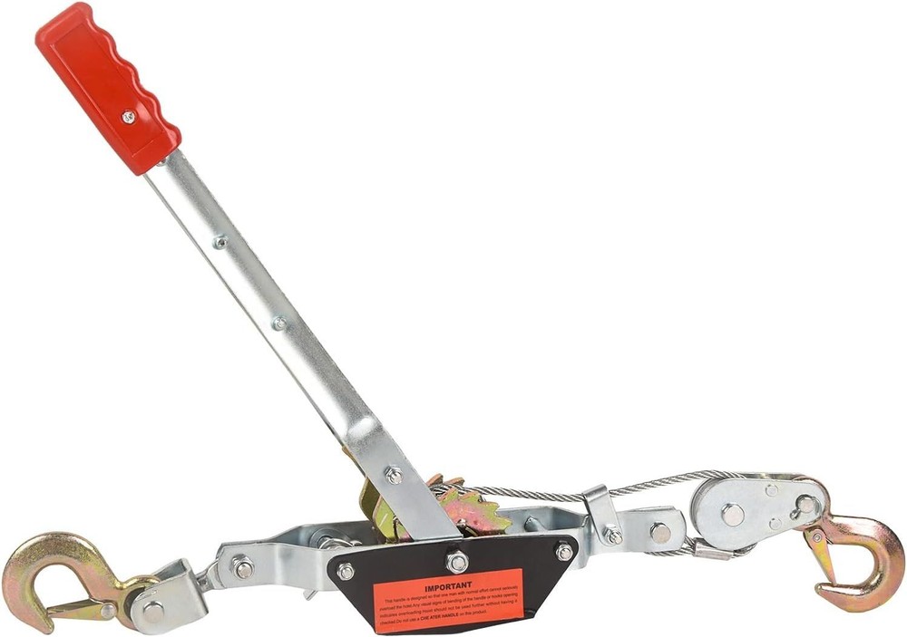 Winch Ratchet Tool, Gear Power Puller,Pulling Boat Marine,Heavy Duty Cable Come