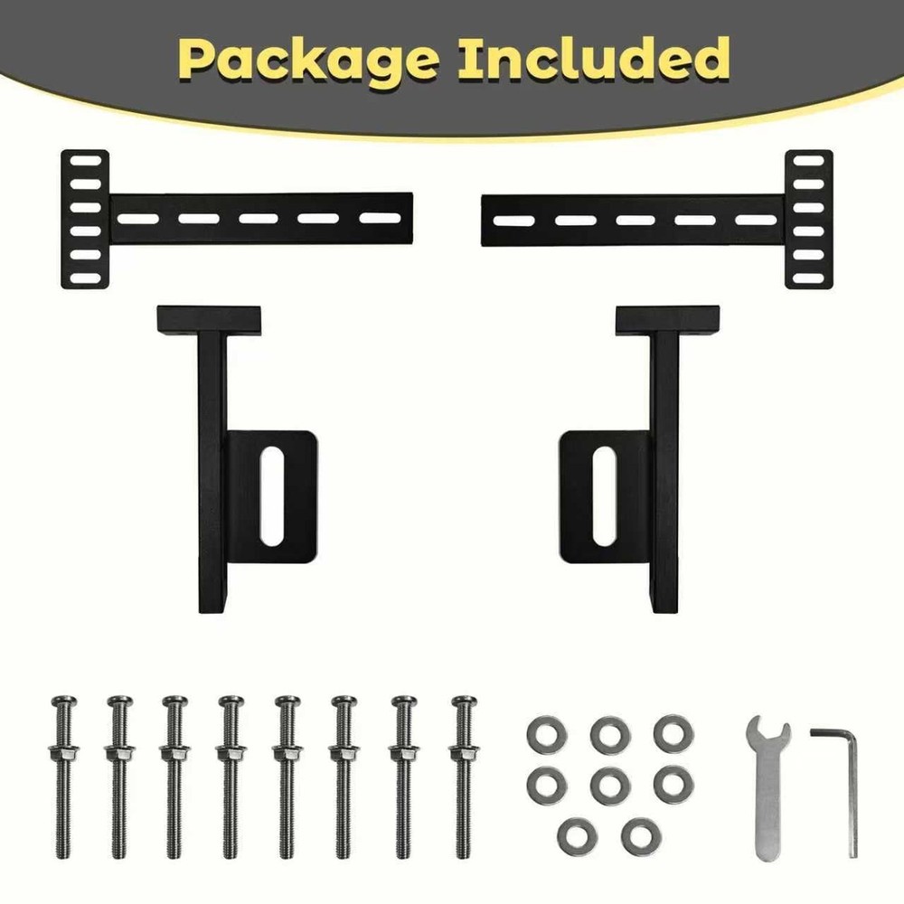Headboard Brackets for Metal Bed Frame, Universal Adjustable Brackets for Hea...