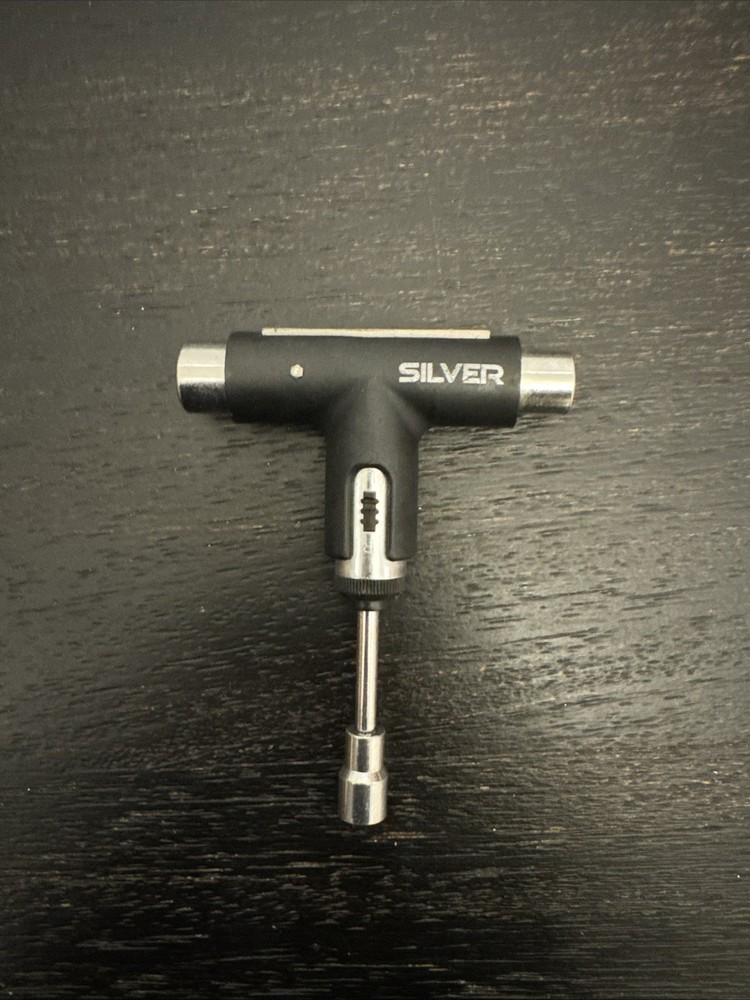 Silver Multi-Purpose Skate Tool - Black