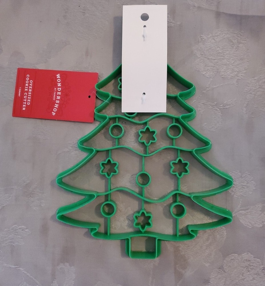 Oversized Christmas tree Cookie Cutter Green 10" jumbo