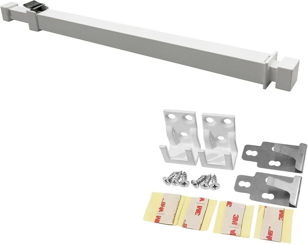2 PACK Sliding Window Bar or Patio Door Window Bars with Proof Lock, Extendable