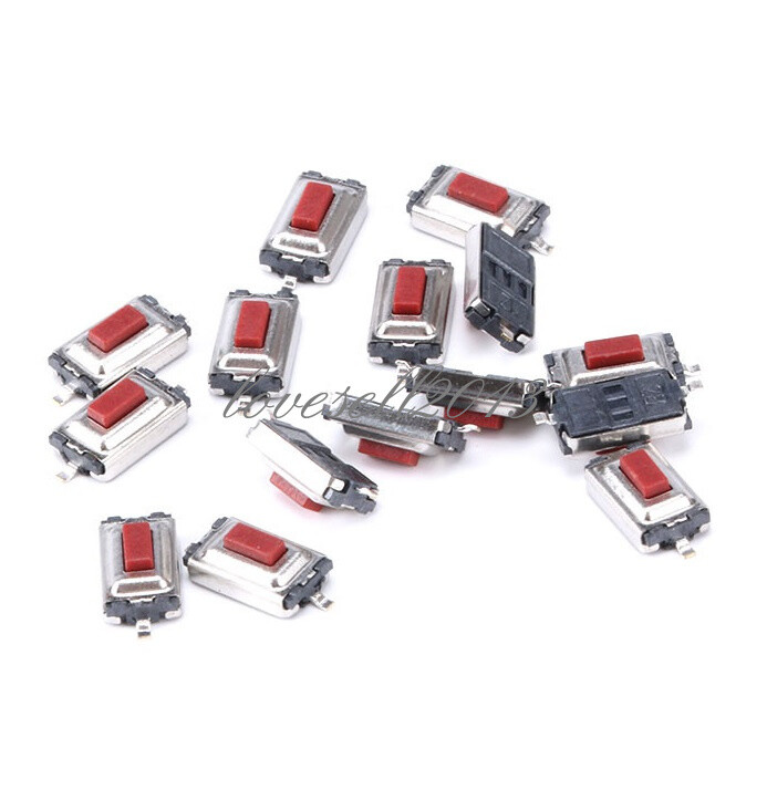 20pcs 3X6X2.5mm Tactile Push Button Switch Tact Switch Micro Switch 2 Pin SMD