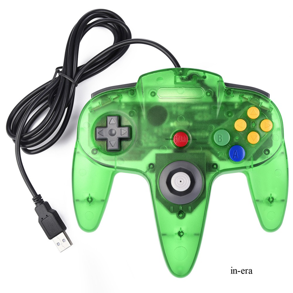 N64 NES SNES USB GAME Controller Wired/4.9ft PAD For PC Windows Raspberry Pi