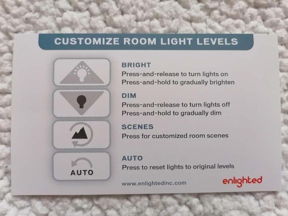 New Switch Wireless Light Dimmer WS-2-00 Lighting Control Switch