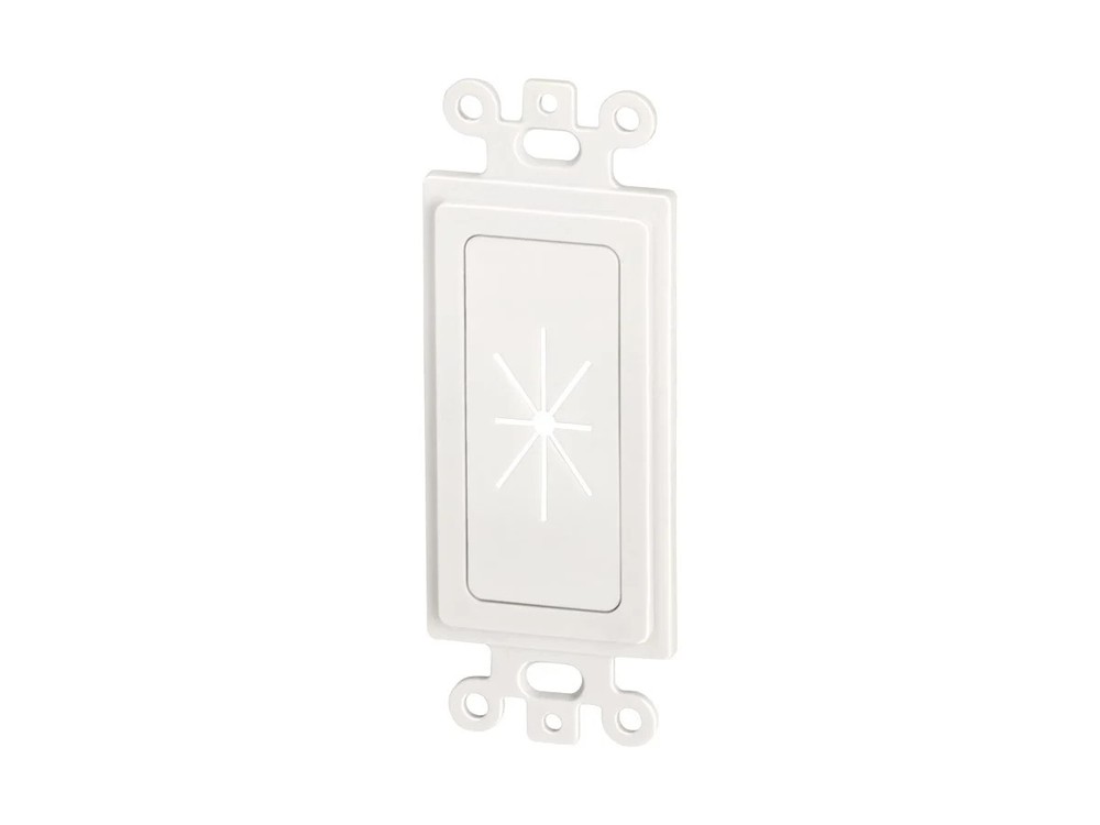 Monoprice Decor Insert with Flexible Opening, White