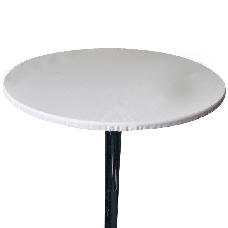 Round Fitted Table Cloth Table Protector Table Cover Backed Vinyl Tablecloth