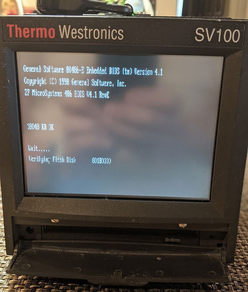Thermo-Westronics SV100 Video Data Recorder With Power Cable