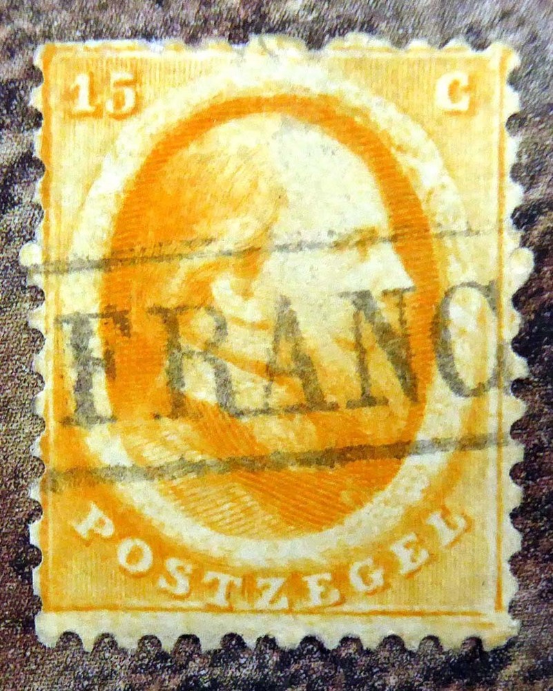 NETHERLANDS 1864 SG10 CV £100 Used GT903