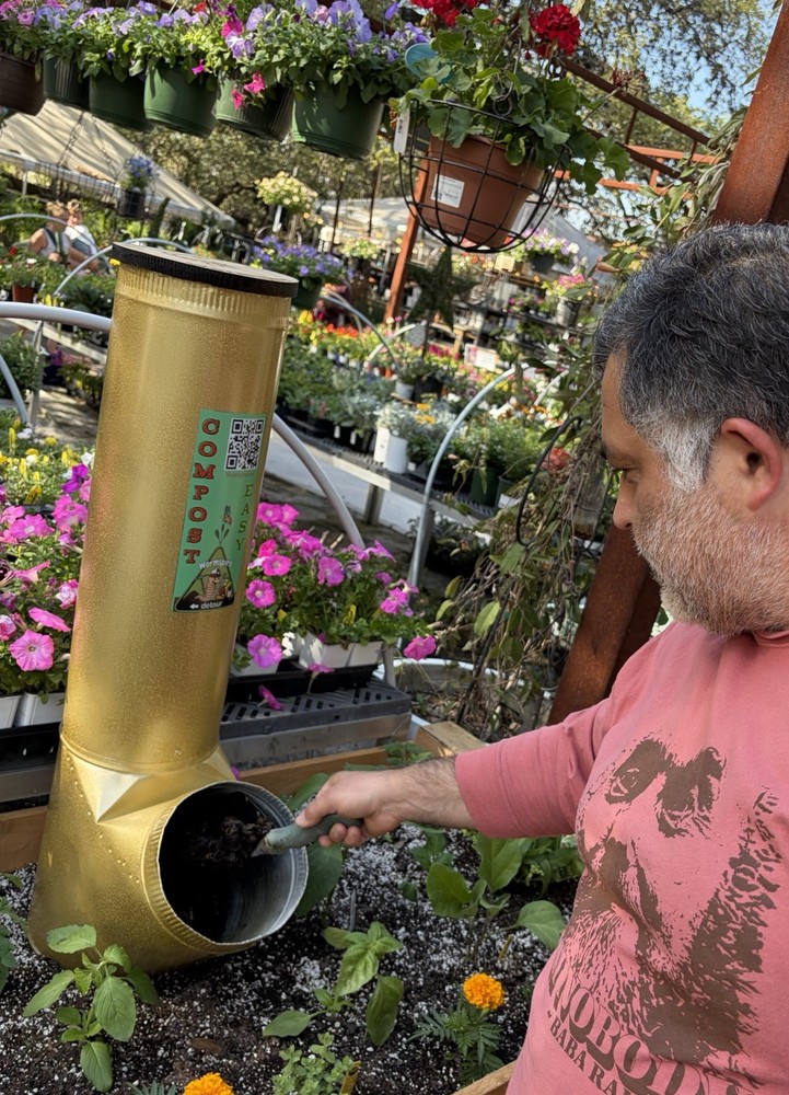 Wormspire™ Vertical Worm Compost Bin System Made Easy - Vermicomposting Tower