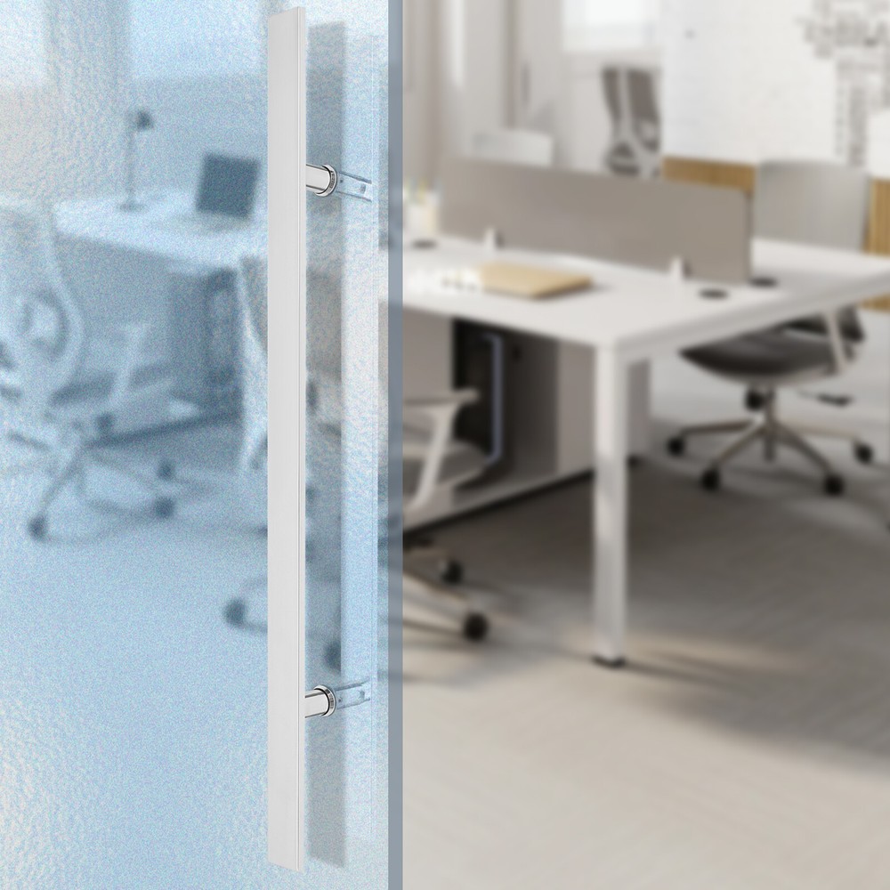 Double Sided Stainless Steel Door Handle,Commercial H Shape Door Pull Handle