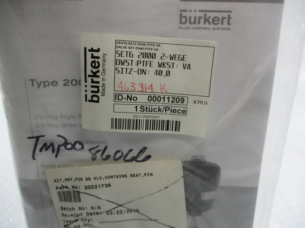 BURKERT 00011209 TMP0086066 KIT NSMP
