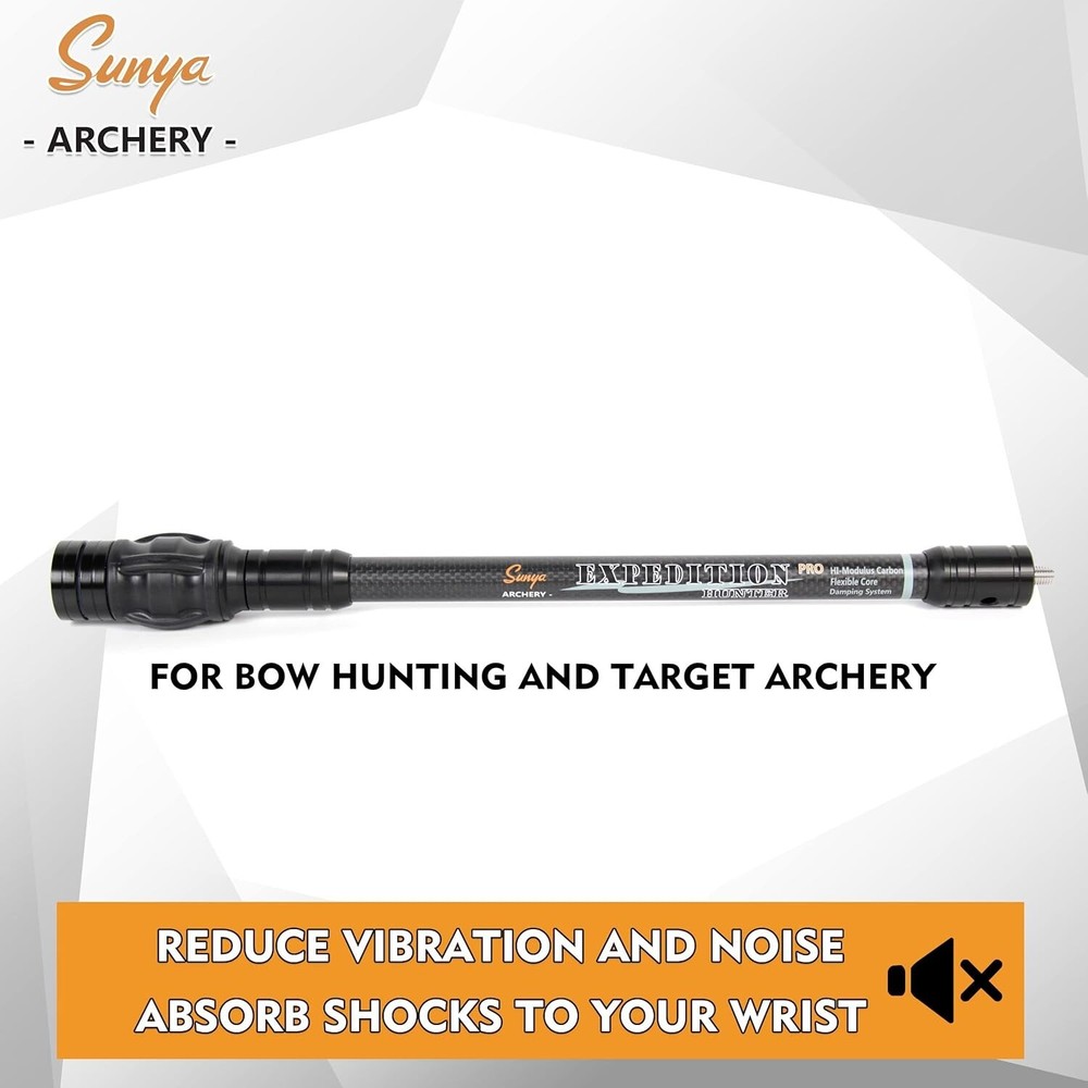 Performance Bow Stabilizer with Damping System - Perfect for Competitive Archers