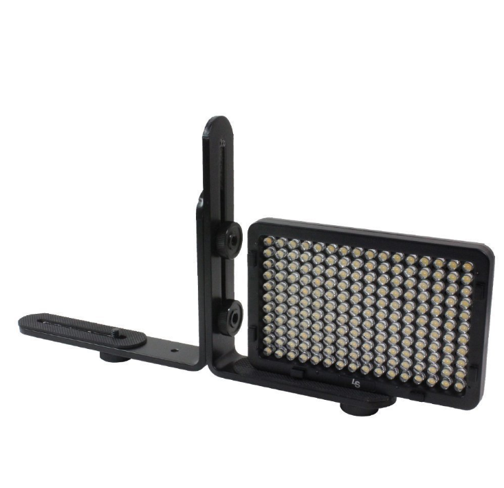 New Metal L-Shape Flash Bracket Flashlight Camera Holder Mount Double L type
