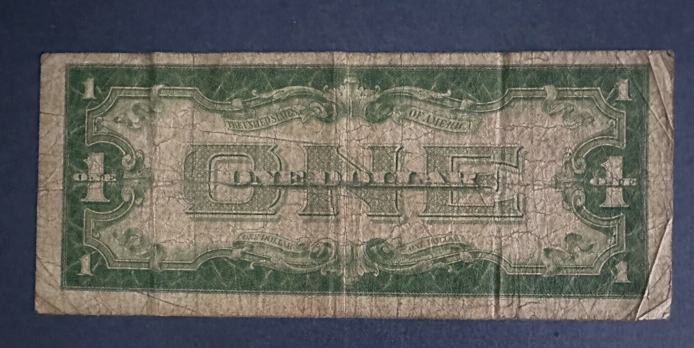 1928-B $1 Silver Certificate Funny Back STAR Note -- Circulated