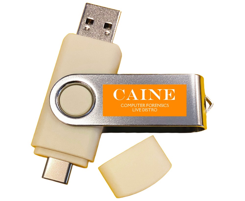 IT Digital Forensics Investigative Environment Toolkit (CAINE) Bootable Live USB