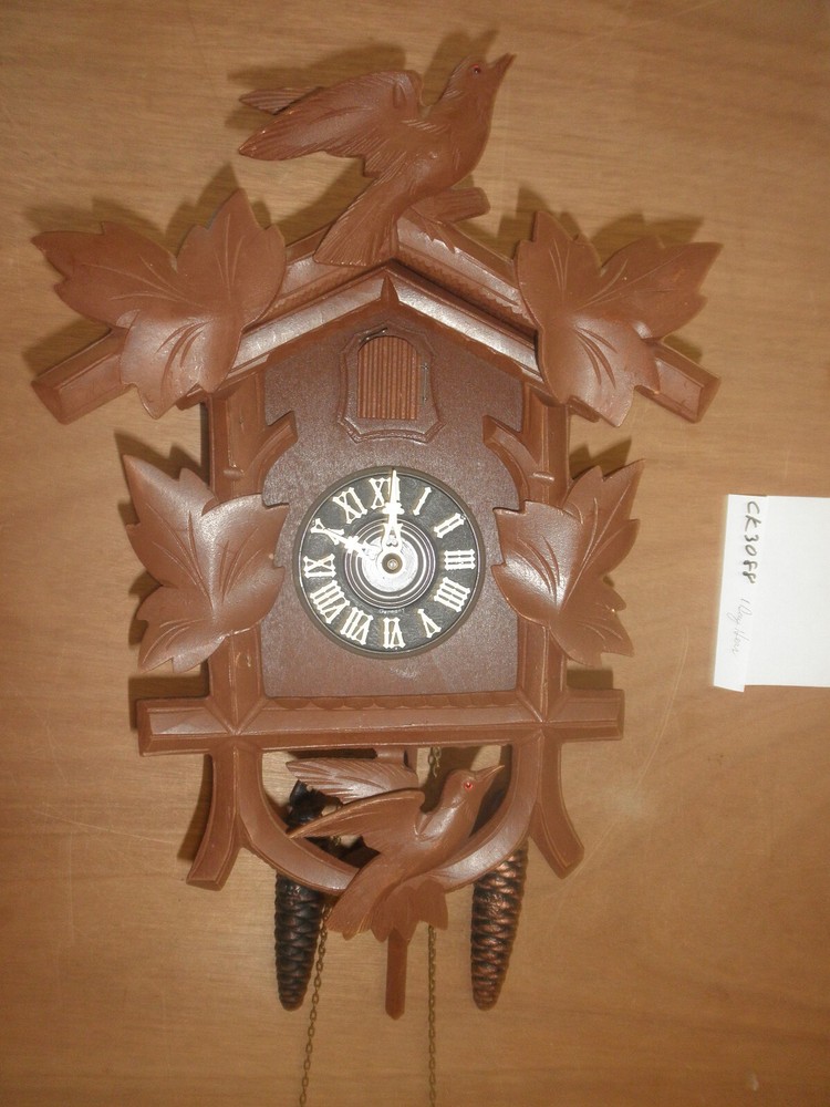 Cuckoo Clock German  Herbert Herr Black Forest made working 1 Day CK3088