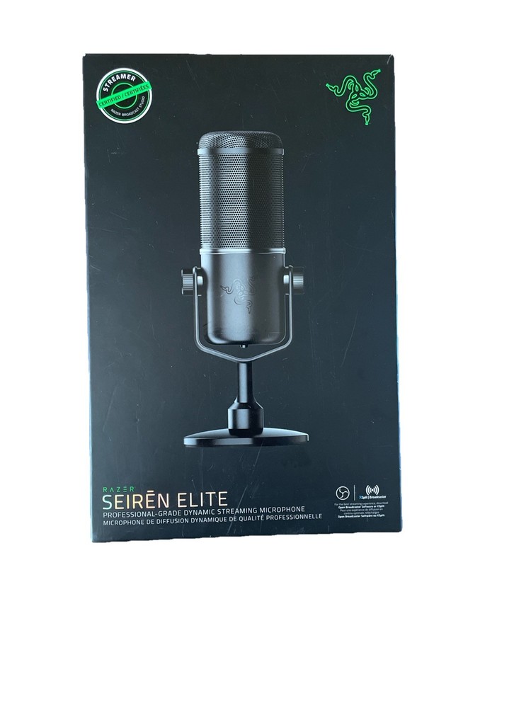 Razer Seiren Elite Professional-Grade USB Dynamic Microphone - Open Box