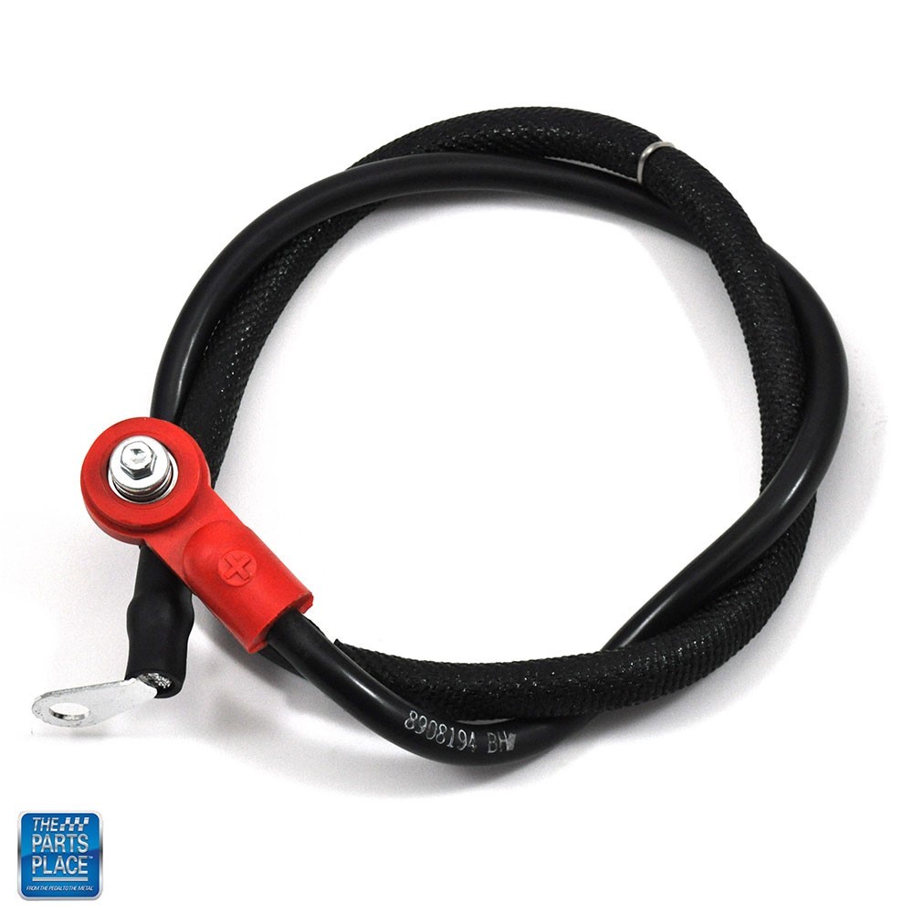 1973-1974 Chevelle Malibu D Battery Cable Positive V8 Side Mount Type Side Post