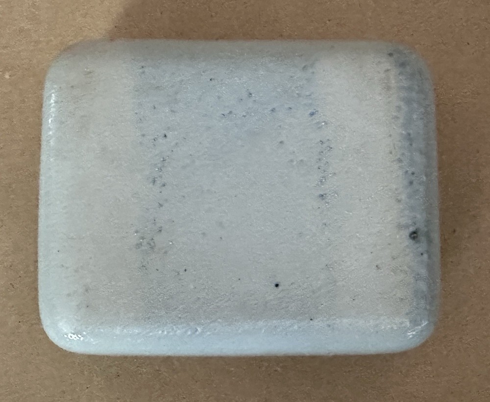 Salt-Glazed Pottery Cobalt Blue Accents Chamberstick Rectangular Dish