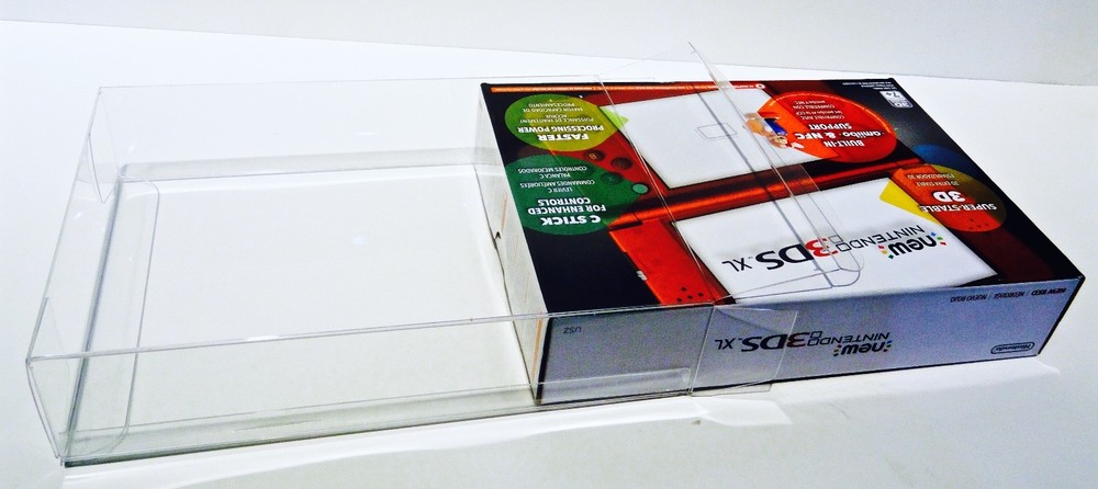 1 Box Protector For The "NEW" NINTENDO 3DS XL Console Box. NTSC Display Case