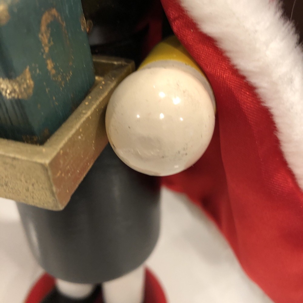 Nutcracker Cape Feather Hat Count Down Blocks on Tray 16”