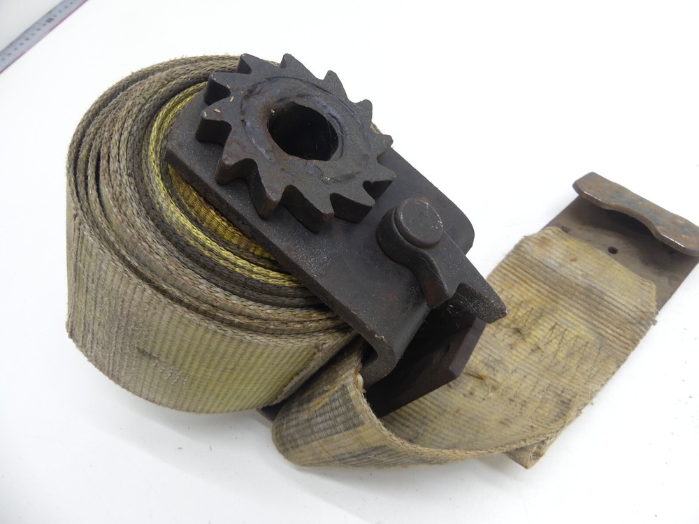 Bolt On Truck Tie Down Winch w/ 4" Hook Strap