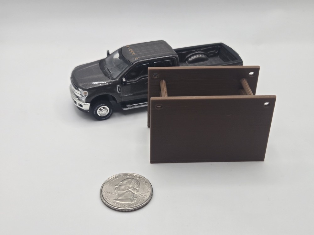 1/64 Scale Trench Box in Brown