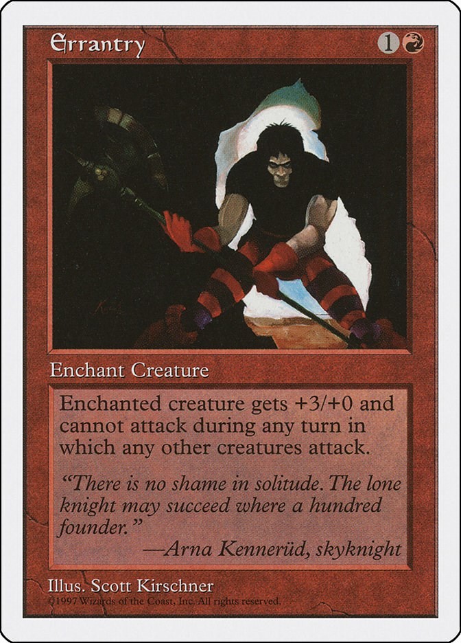 Errantry Fifth Edition N/A MTG MP