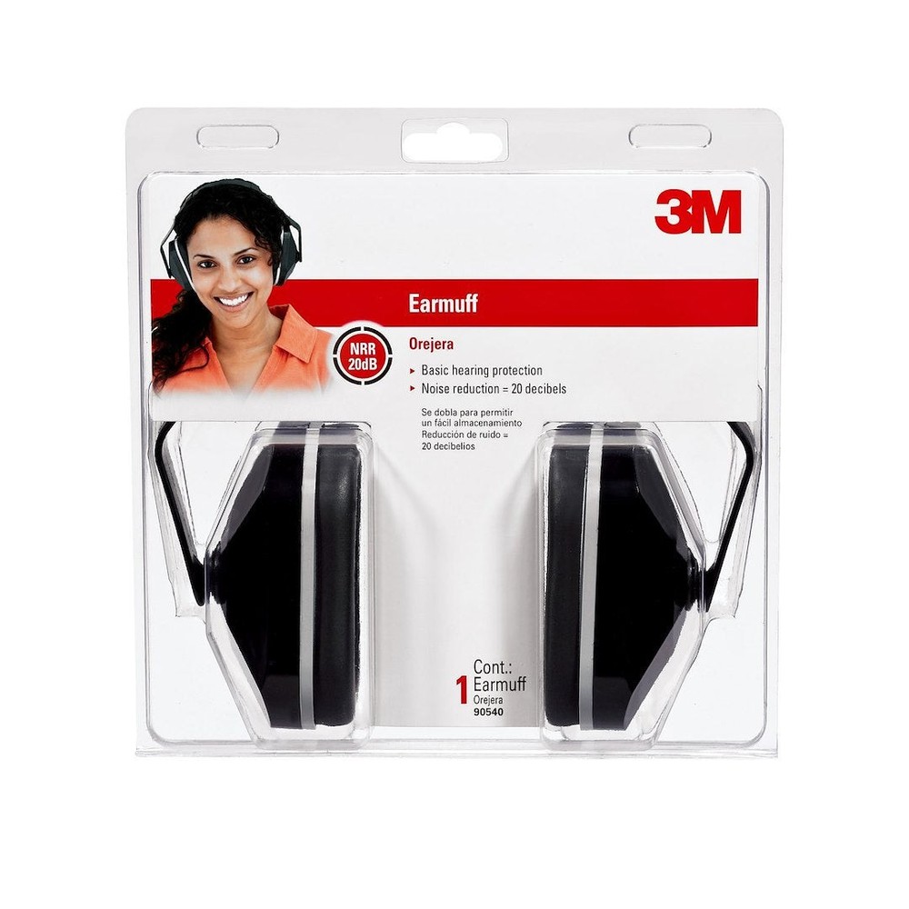 3M 90540 3M BASIC EARMUFF 90540-6C 6/CASE