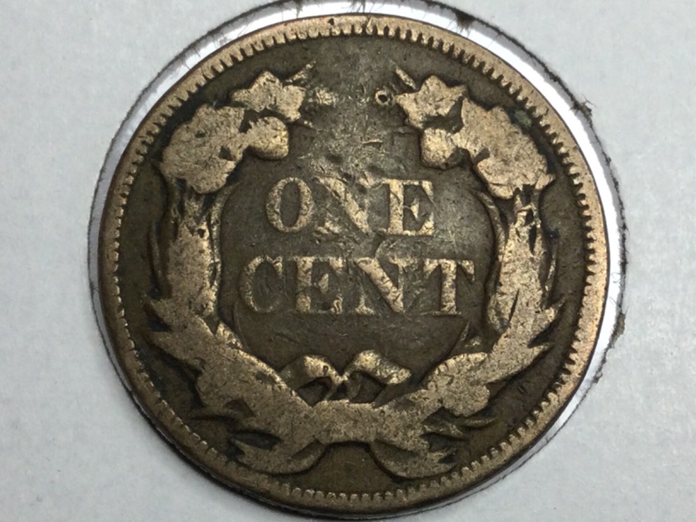 1858 small & large letter Flying Eagle Cent pair