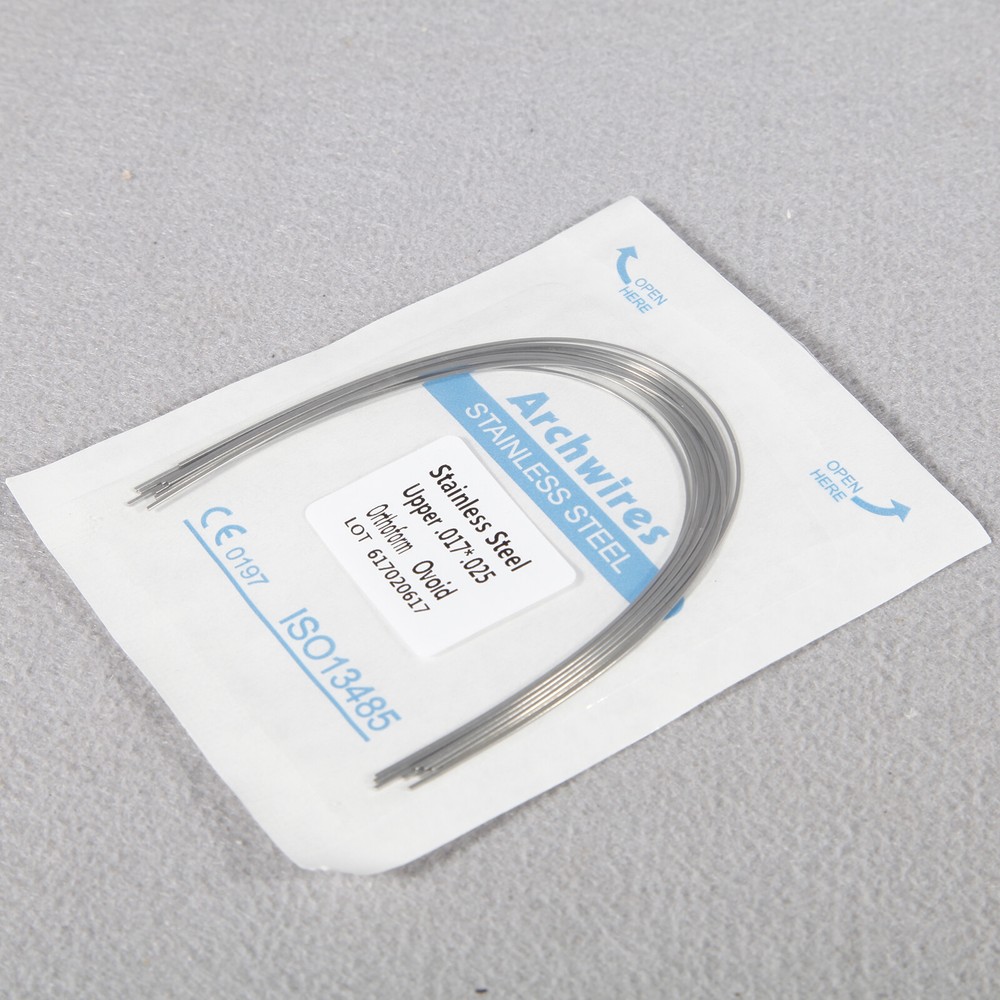 10pcs Dental Orthodontic Stainless Steel Rectangular Ovoid Arch Wire CE