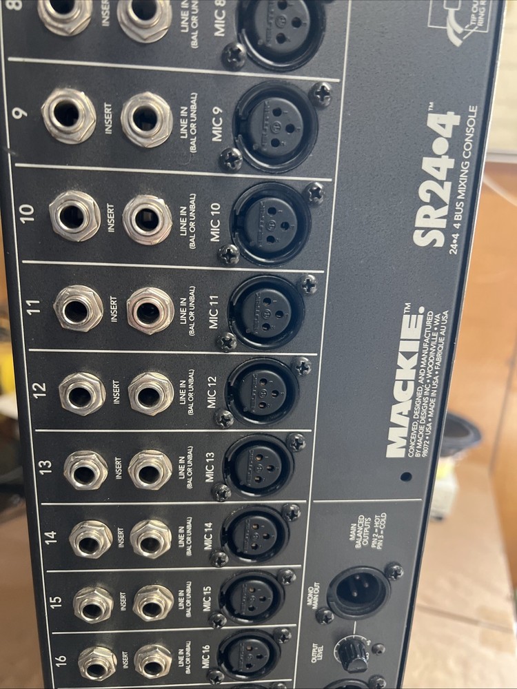 Mackie SR24.4 Mixing Console TESTED WORKING
