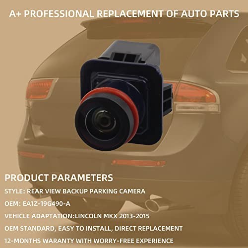Rear View Park Assist Backup Camera Replacement Compatible with Lincoln MKX