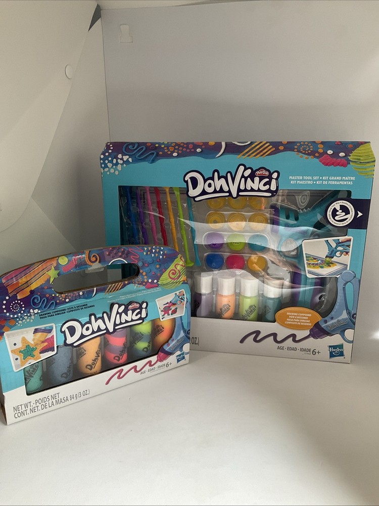 Play-Doh DohVinci Master Tool Set! Plus refill NEW