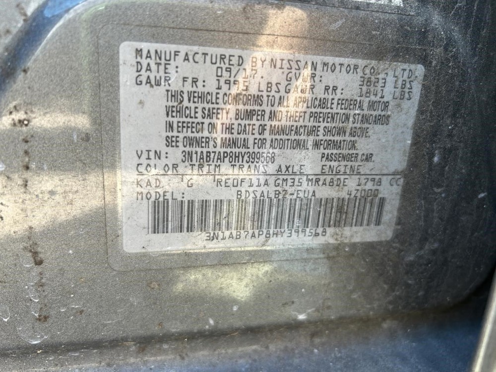 SENTRA 2017 High Mounted Stop Light 104782736
