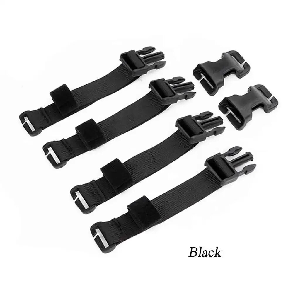 Tactical MOLLE Strap w/ Quick Release Buckle Adapter Kit Connect Chest Rig/Vest