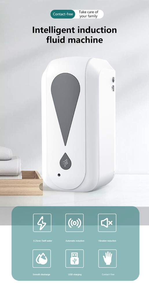 *6-Pack* Touchless Automatic Sanitizer Dispenser NEW 1200mL ~ Gel Nozzle