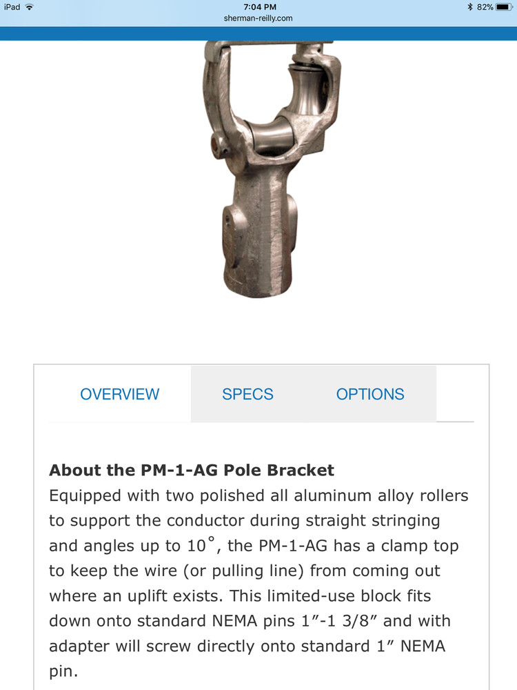 (5) Sherman & Reilly PM-1....pin mounted stringing blocks....Nice!