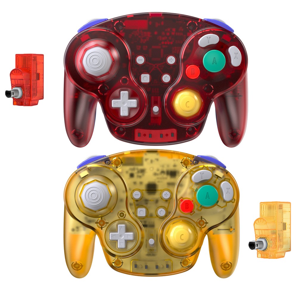 Wireless GameCube Controller with Rumble for Original Wii Nintendo Gamecube