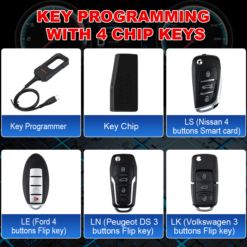 Launch X431 Key Programming Remote Maker w/ Smart Key For PAD V VII IMMO PLUS