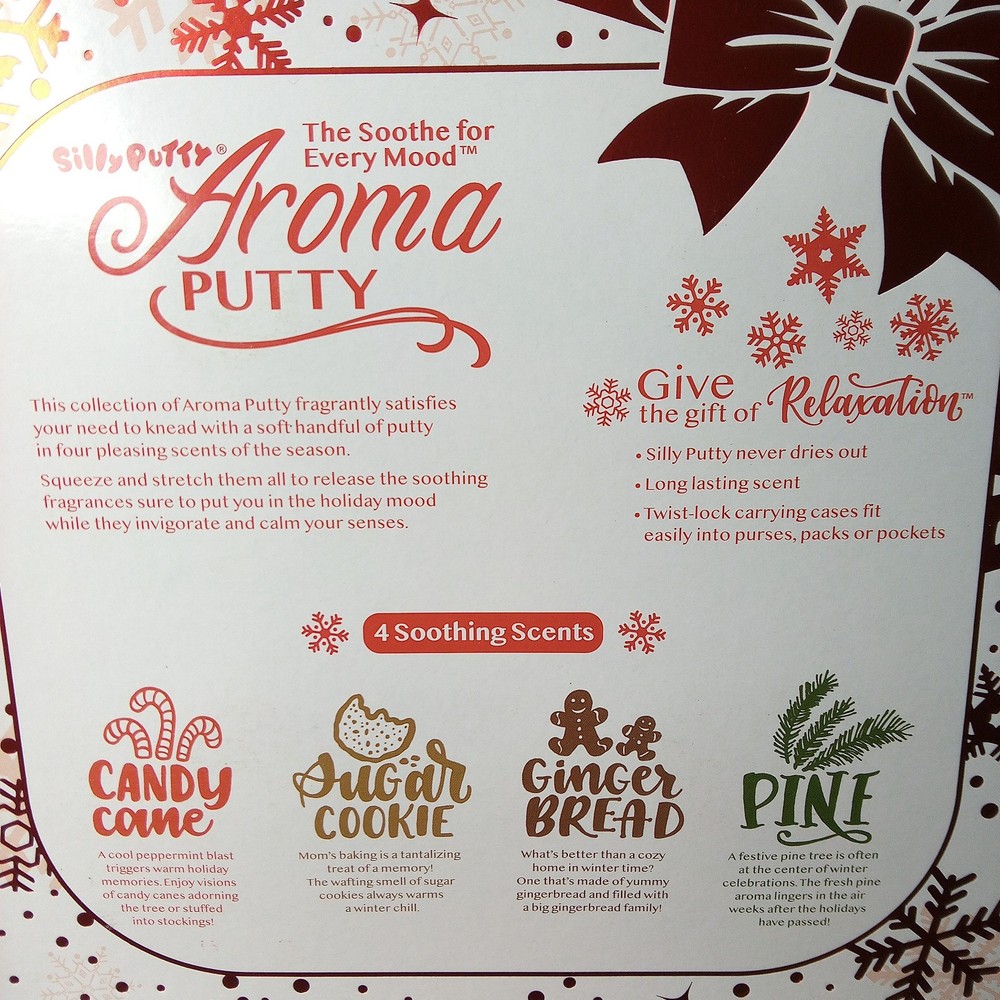 AROMA PUTTY SILLY PUTTY 4 PACK SCENTED