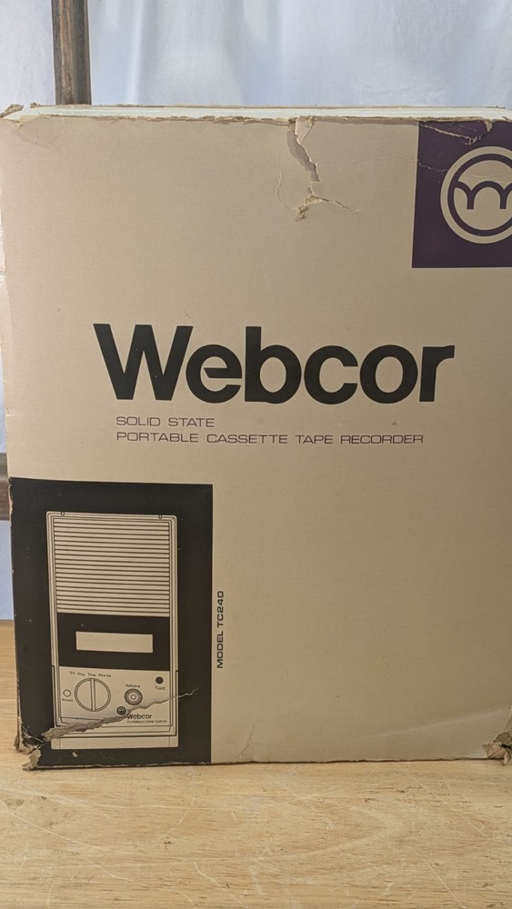 Webcor TC240 New Recorder(Works)