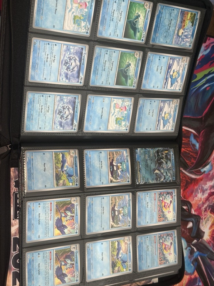 Surging Sparks Master Base Set w/ Reverse Holo 348 Cards W/ Binder!!