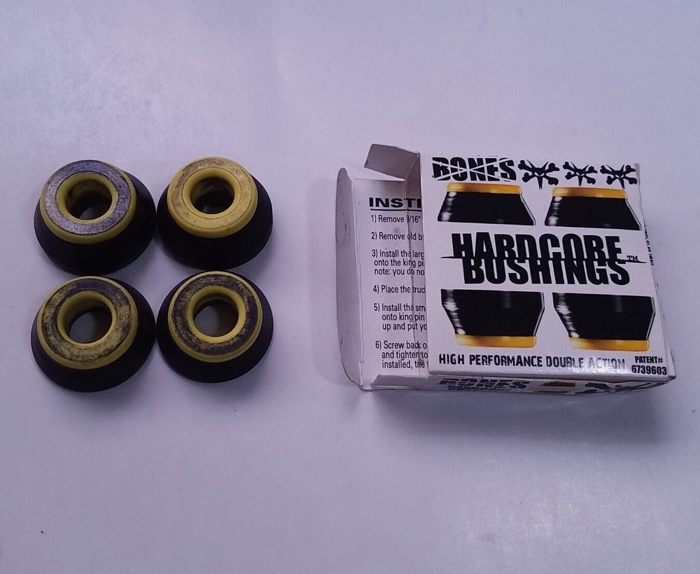 Bones Hardcore Bushings Skateboard Medium High Performance + Hardware