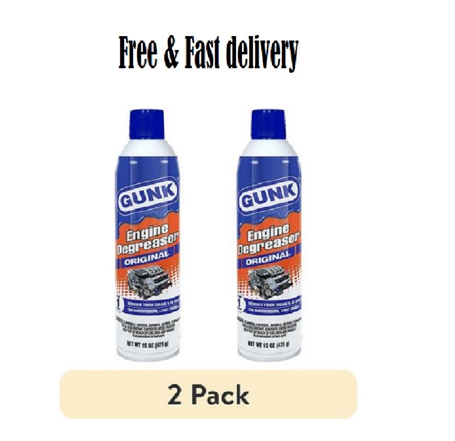 Gunk EB1CA Engine Degreaser, Penetrant, 15 oz, 2Pack