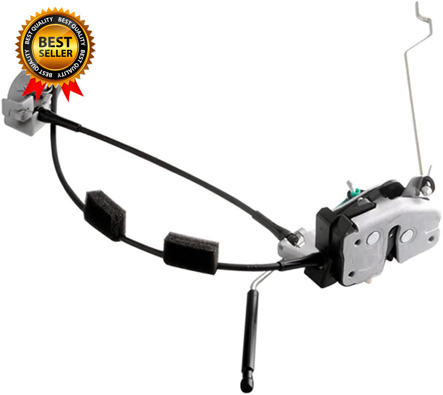 Door Latch Assembly W/Cable&Rod Compatible for Ford E150 E250 E350 Rear Right