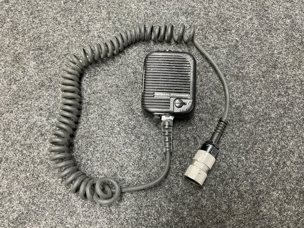 General Dynamics 50-P53272R001 Speaker Microphone Mic Loudspeaker