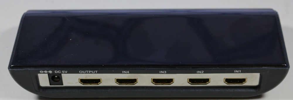 Rocketfish HDMI Switcher 4-port Switch Selector RF-HDMI4